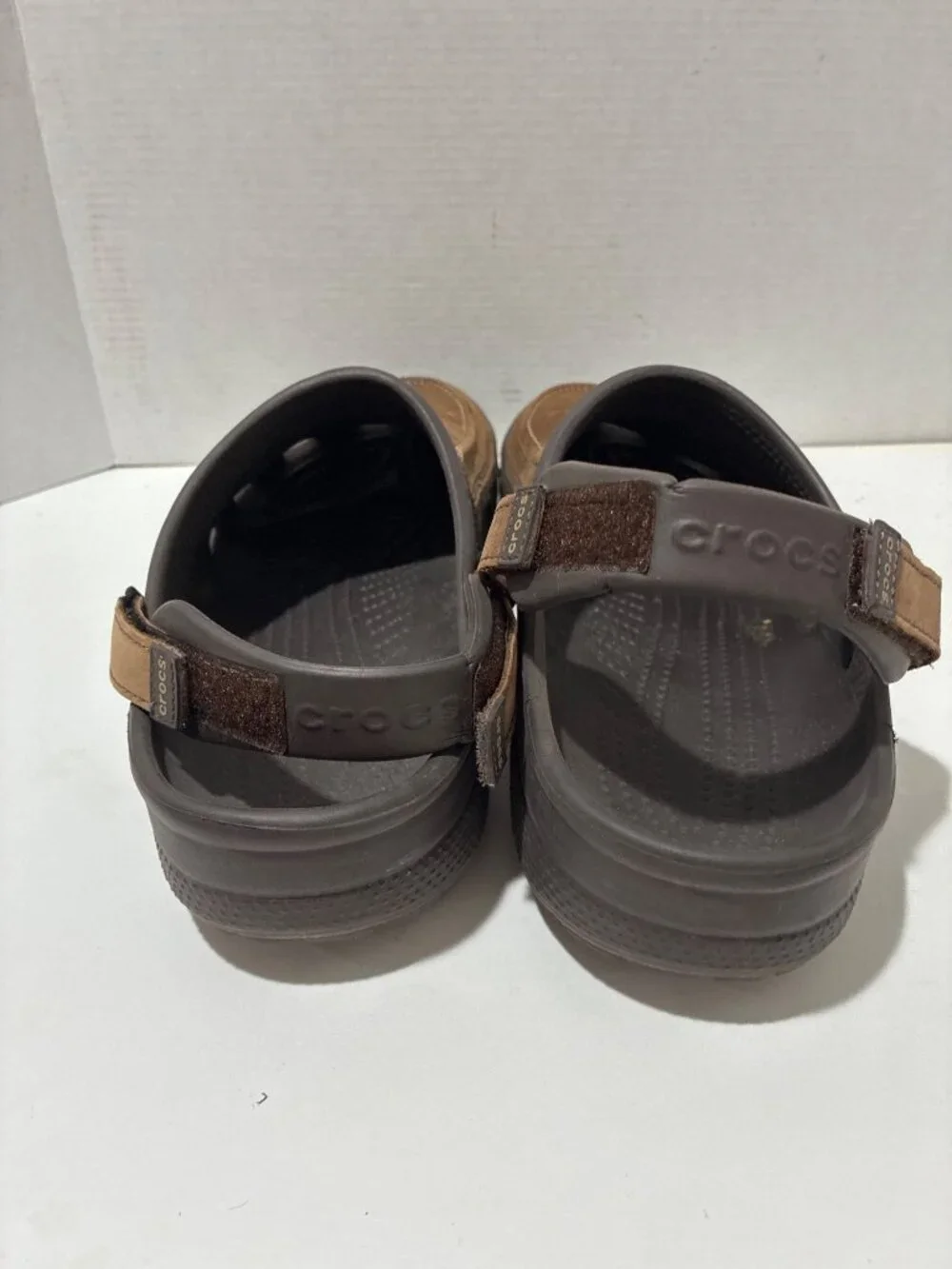 Crocs Men's Yukon Vista II LiteRide Clog Sandal sz 13 rugged faux-leather upper